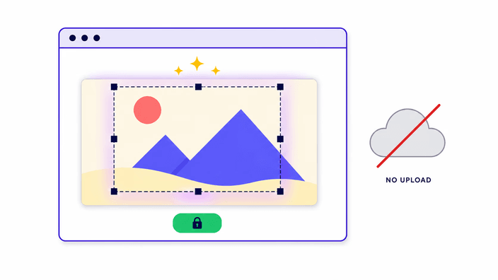 How cropping works in your browser
