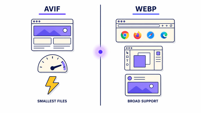When to use AVIF vs WebP