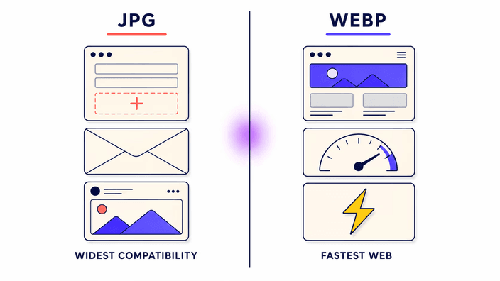 When WebP beats JPG and when it does not