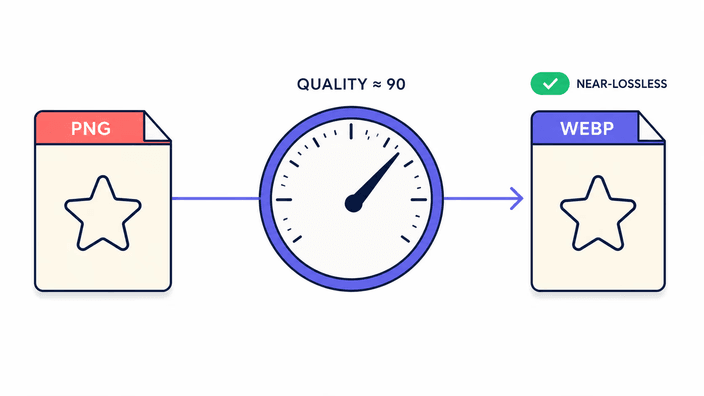 Quality settings and the size trade-off