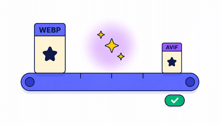 How to convert WebP to AVIF