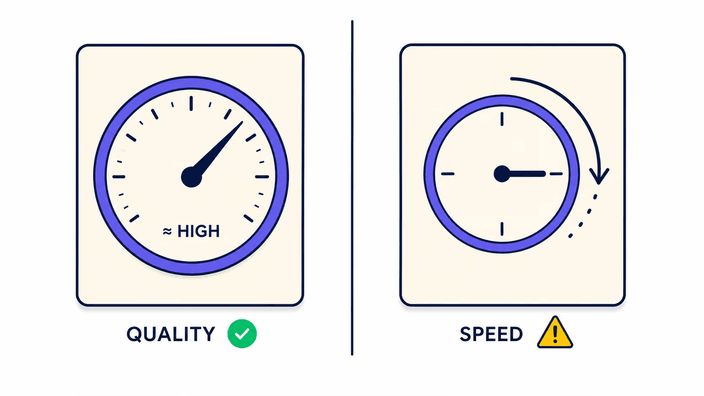 Quality and encode speed