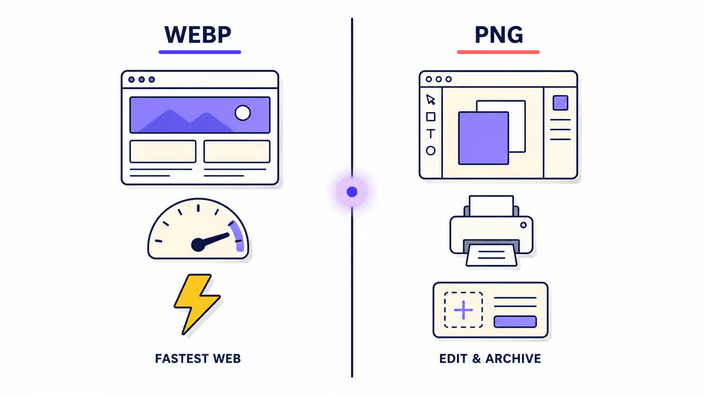 WebP or PNG, which belongs where