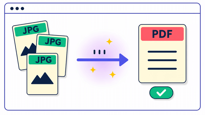 Combine many photos into one PDF