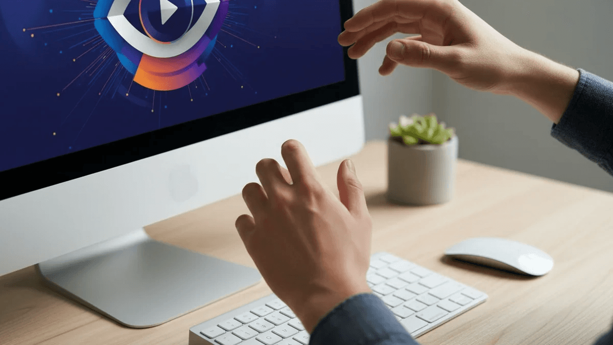 Channel avatar mockup with circular crop and tiny preview