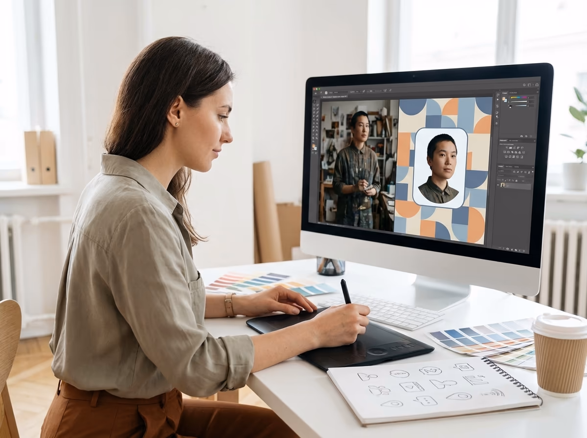 Illustration about Using Graphic Elements to Reinforce Your Identity