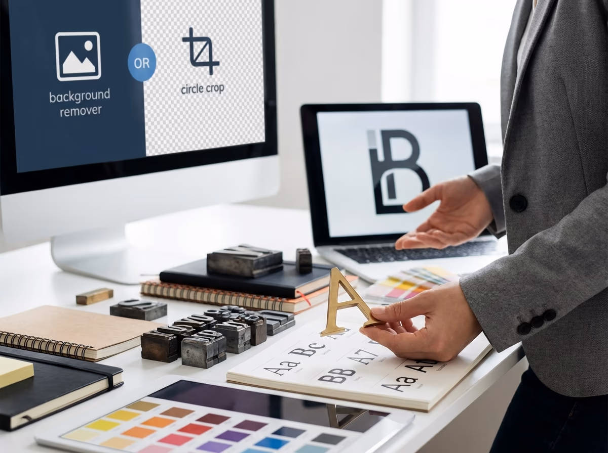 Illustration about Selecting Typography That Reflects Your Brand's Voice