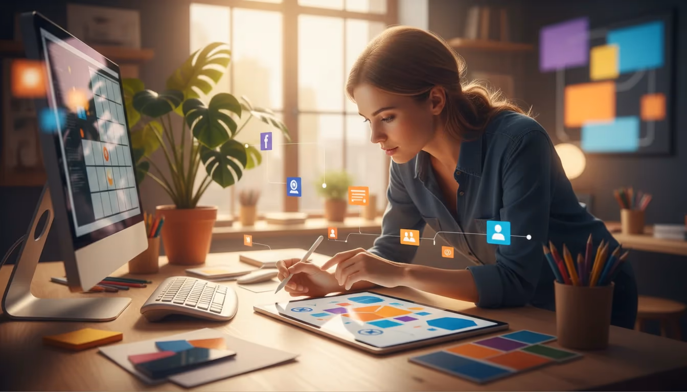 Illustration about optimize images for social media after background removal?