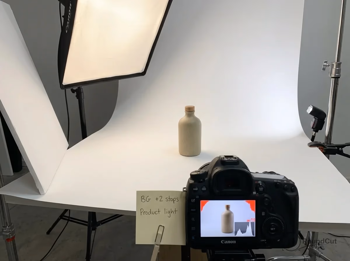 Qual é o setup de luz mais simples para fundo branco (1, 2 ou 3 luzes)